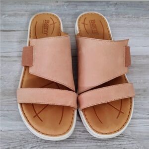 Born Women's Light Brown Slide Sandals